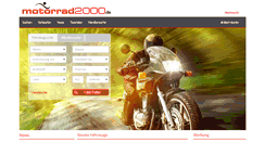 Desktop Screenshot of motorrad2000.de