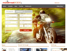 Tablet Screenshot of motorrad2000.de